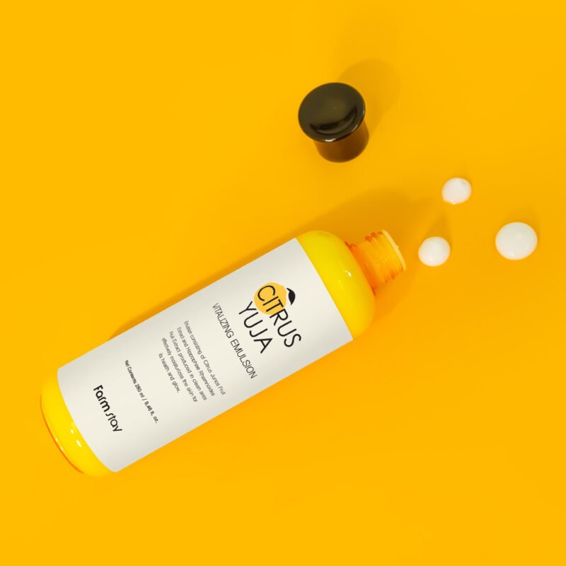 FarmStay Citrus Yuja drėkinanti ir gaivinanti emulsija veidui, 280ml