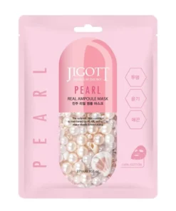 Jigott lakštinė veido kaukė su perlais, 27ml