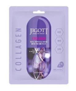 Jigott lakštinė veido kaukė su kolagenu, 27ml