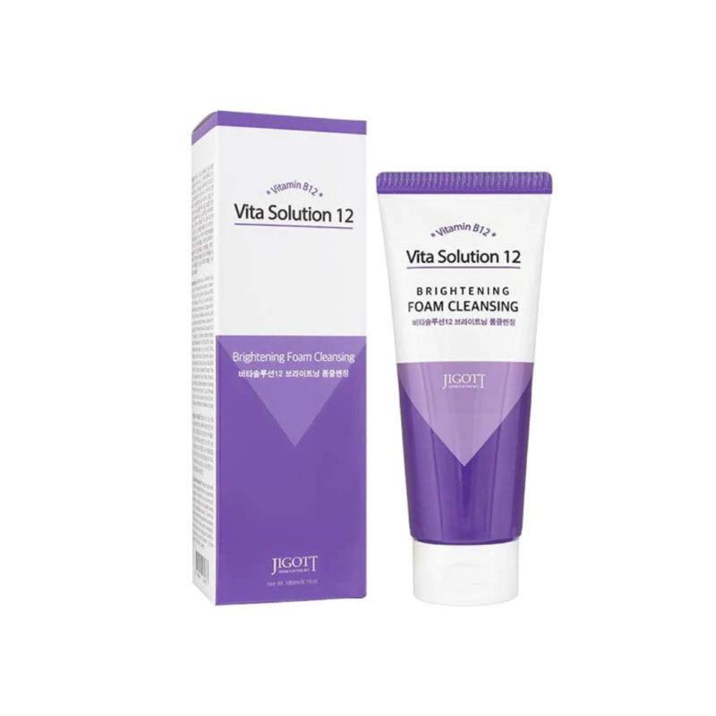 JIGOTT Vita Solution 12 Šviesinantis veido prausiklis, 180 ml