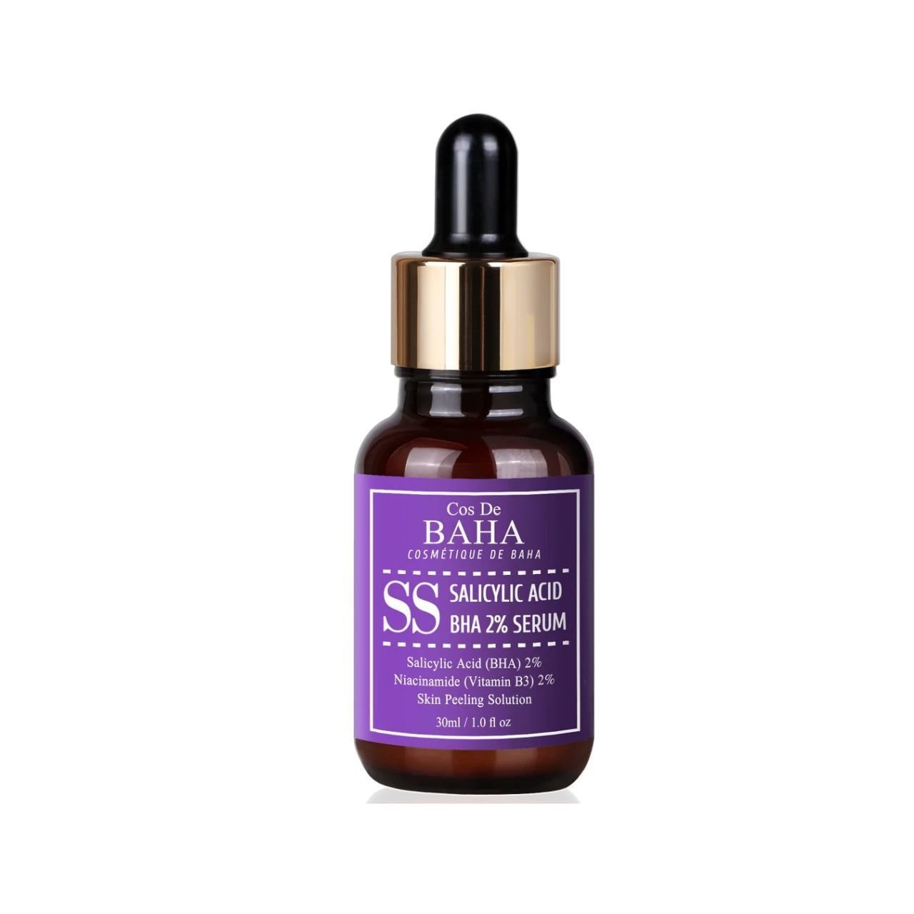 Cos De BAHA Salicylic Acid BHA 2% veido serumas (SS), 30 ml