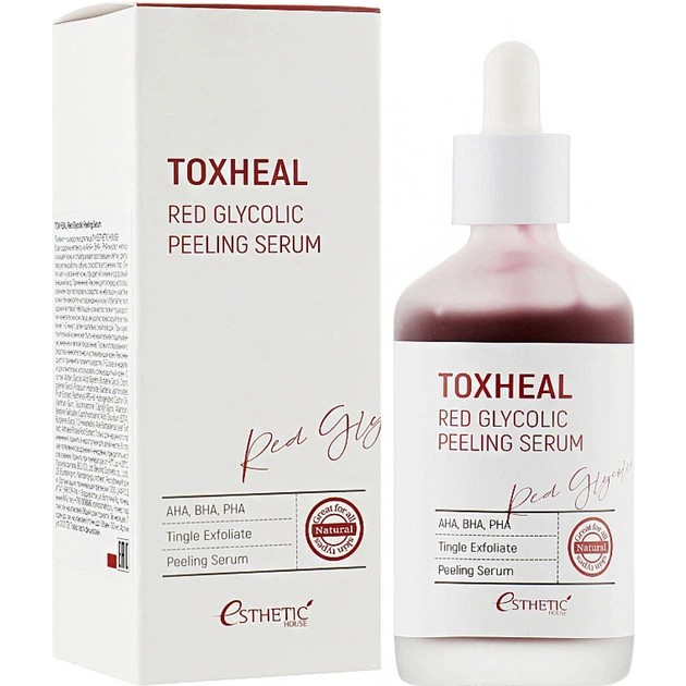 Esthetic House Toxheal Red Glycolic Peeling Serum veido pilingo serumas, 100ml