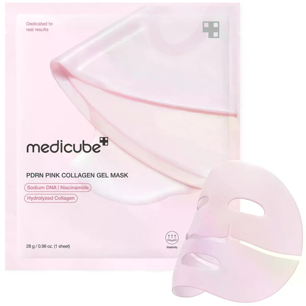 MEDICUBE PDRN Pink Collagen Gel Mask hidrogelinė veido kaukė