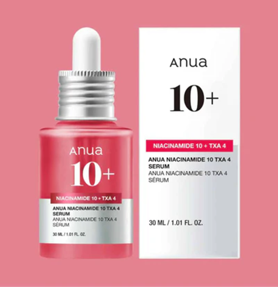 Anua – Niacinamide 10% + Tranexamic Acid 4% serumas, 30 ml