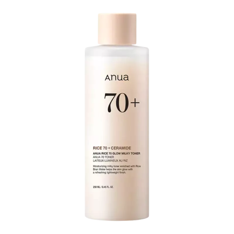 Anua Rice 70 Glow Milky Toner, 250 ml