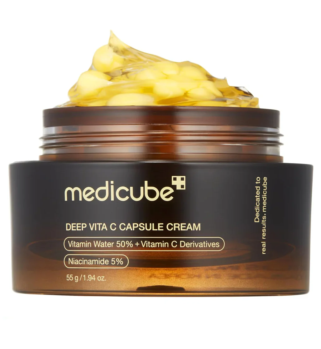 Medicube Deep Vita C Capsule Cream kremas nuo pigmentacijos ir raukšlių, 55 g