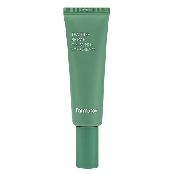 Farmstay Tea Tree Biome Calming Eye Cream paakių kremas, 50 ml