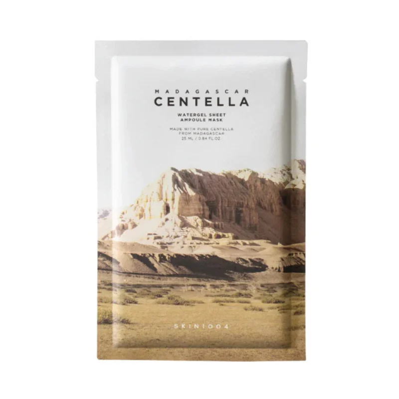 SKIN1004 Madagascar Centella Watergel Sheet Ampoule Mask drėkinanti lakštinė veido kaukė, 25ml