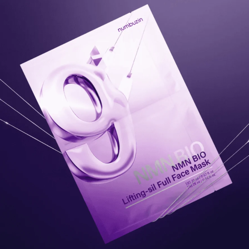 Numbuzin No.9 NAD+ BIO Lifting-sil Full Face Mask veido kaukė