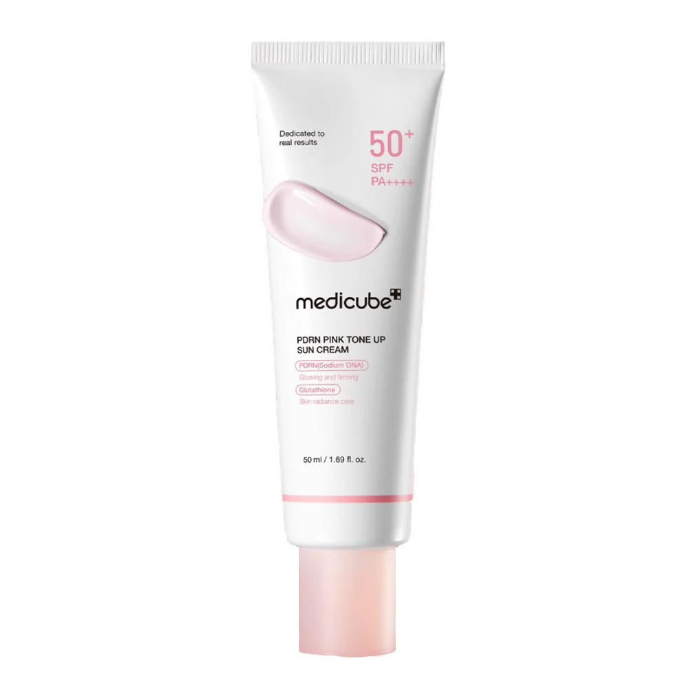 Medicube PDRN Pink Tone Up Sun Cream kremas nuo saulės, 50 ml