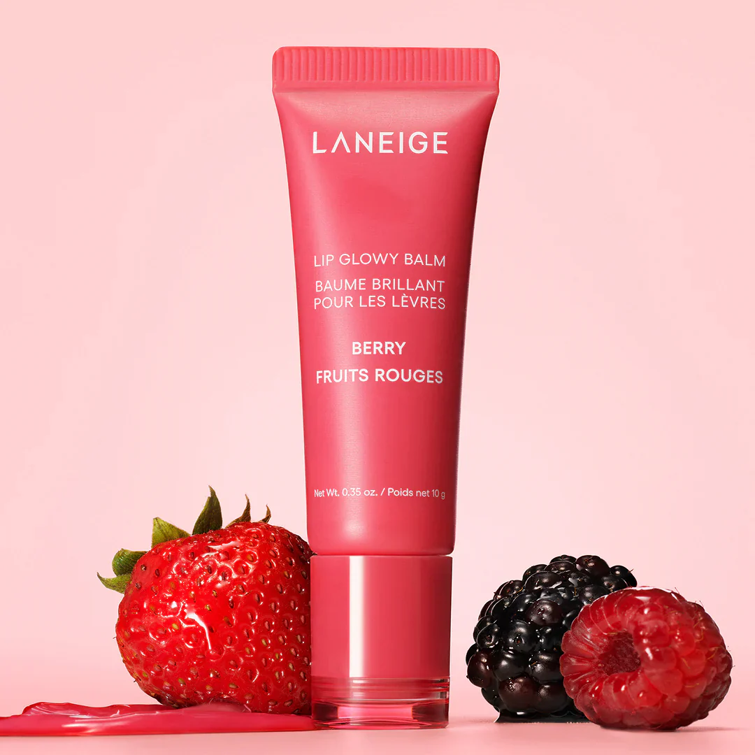 LANEIGE Lip Glowy Balm Berry lūpų balzamas, 10 g - Image 2