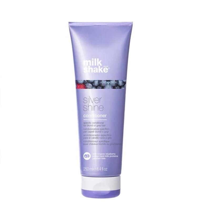Milk Shake Silver Shine Conditioner tonuojantis kondicionierius šviesiems ir žiliems plaukams, 250 ml