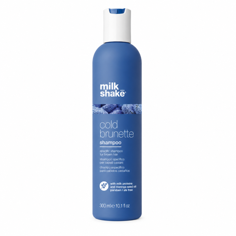 Milk Shake Cold Brunette Shampoo tonuojantis šampūnas rudiems plaukams, 300 ml