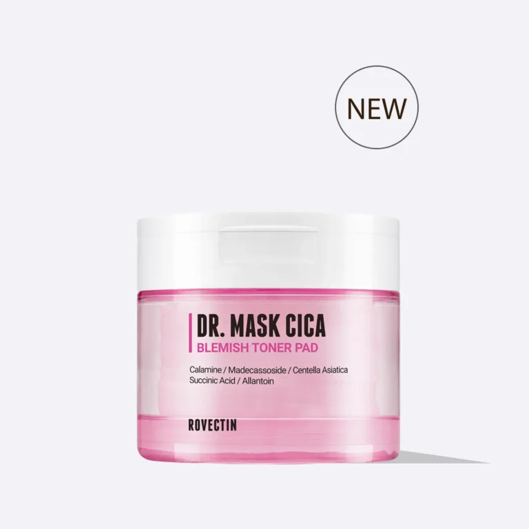 ROVECTIN Dr. Mask Cica Blemish Toner Pad tonizuojantys diskeliai (60 vnt.)