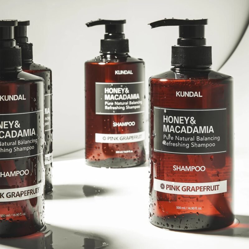 Alternative view of KUNDAL Honey & Macadamia Nature Shampoo Pink Grapefruit maitinamasis šampūnas, 500 ml