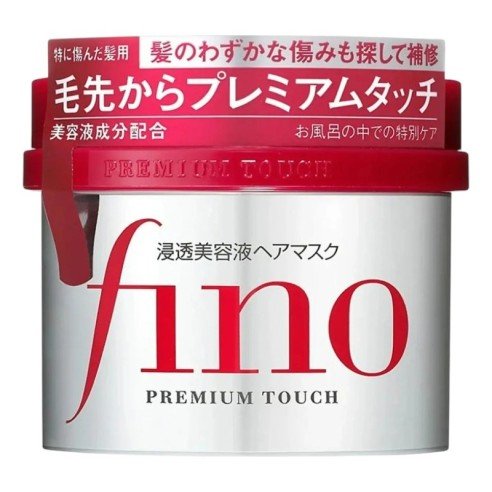 Shiseido Fino Premium Touch Hair Mask intensyviai atkurianti plaukų kaukė sausiems ir pažeistiems plaukams, 230 g